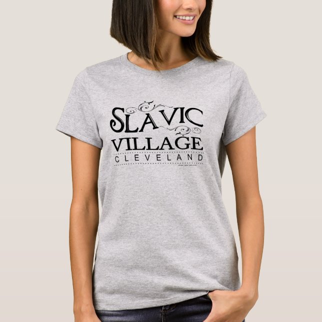 T-shirt Village slave, Cleveland, Ohio (Devant)