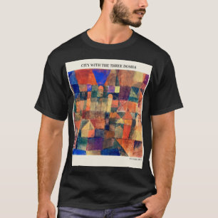 T-shirt VILLE AUX TROIS DOMES par PAUL KLEE, Abstrait vi
