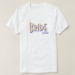 T-shirt Ville Chic Pale Orange Mariée