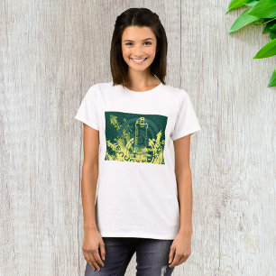 T-shirt Ville Cyberpunk Abstraite Grunge Urbaine Y2K