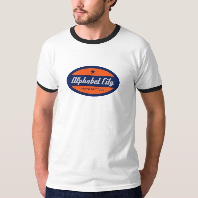 T-shirt Ville d'alphabet (Devant)