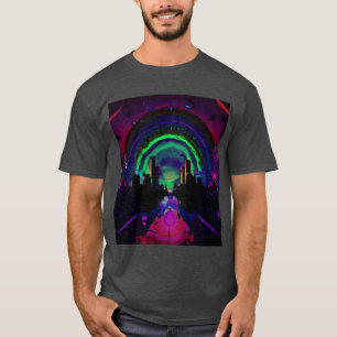 T-shirt Ville Dans Une Autre Dimension