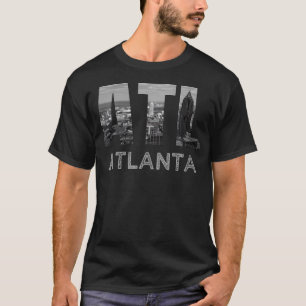T-shirt Ville D'Atlanta Georgia Skyline Cityscape Downtown