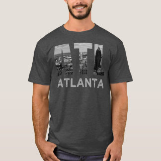 T-shirt Ville d'Atlanta Géorgie Skyline Cityscape Downtown
