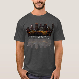 T-shirt Ville de Atlanta Nightlife Georgia Skyline Citysca