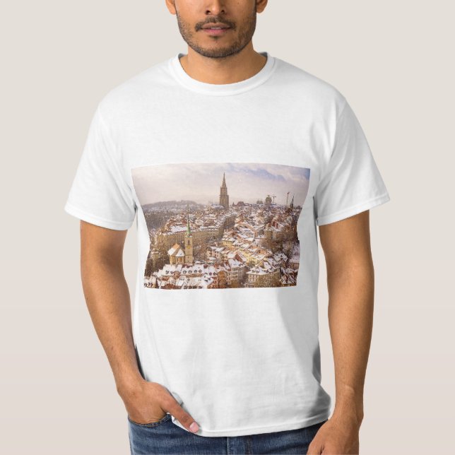 T-shirt Ville de Berne, Suisse (Devant)