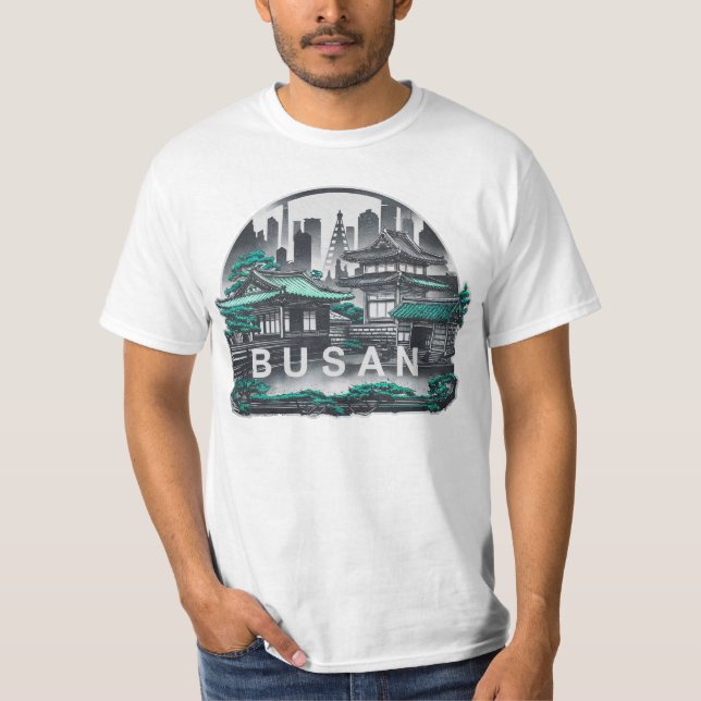 T-shirt Ville de Busan Corée du Sud (Devant)