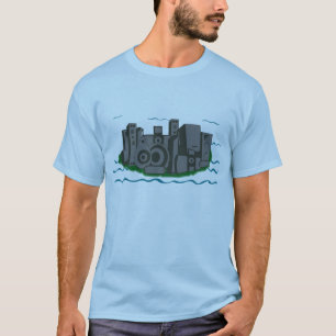 T-shirt Ville de haut-parleur