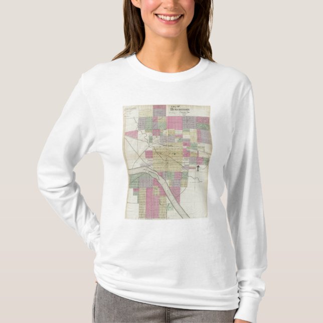 T-shirt Ville de Hutchinson, le comté de Reno, le Kansas (Devant)