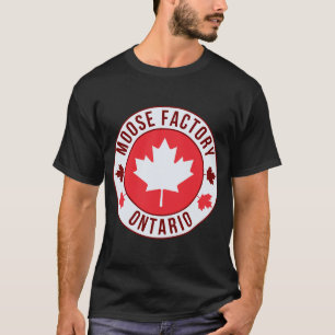 T-Shirt Ville de Moose Factory, Canada Voyage &