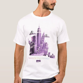 T-shirt Ville de pèlerinage d'arc-en-ciel