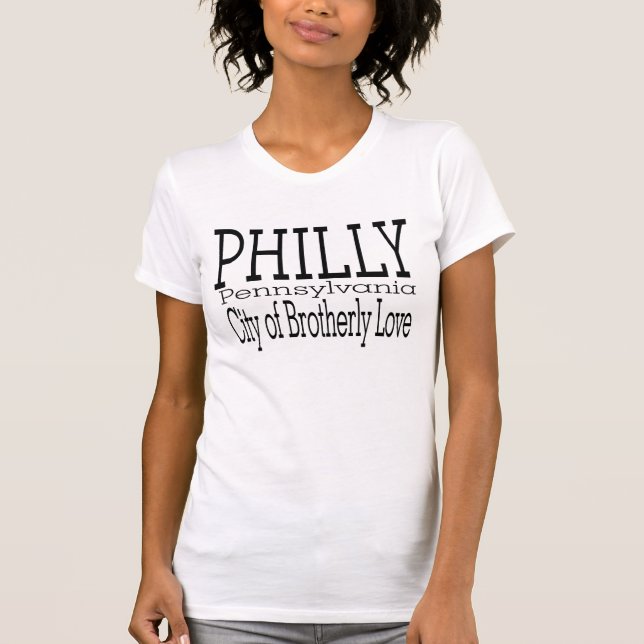 T-shirt Ville de Philly de l'amour fraternel (Devant)
