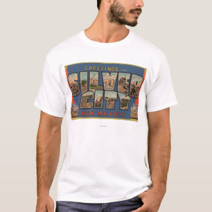 T-shirt Ville de Silber, Nouveau Mexique - grandes scènes