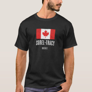 T-shirt Ville De Sorel Tracy Canada Drapeau Canadien Merch