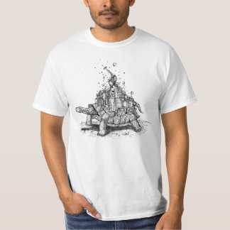 T-shirt Ville de tortue