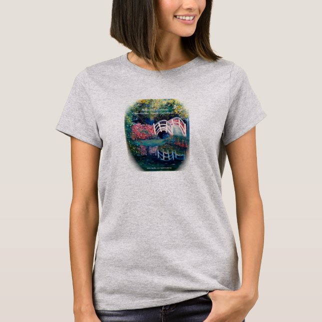T-shirt Ville de touriste de vacances de Charleston la (Devant)