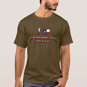 T-shirt Ville de tube de canon, le Texas