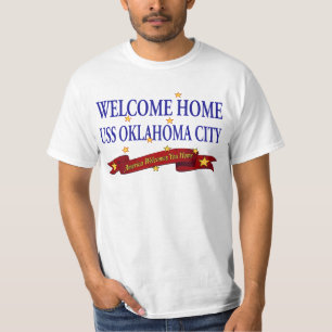 T-shirt Ville d'Oklahoma à la maison bienvenue d'USS
