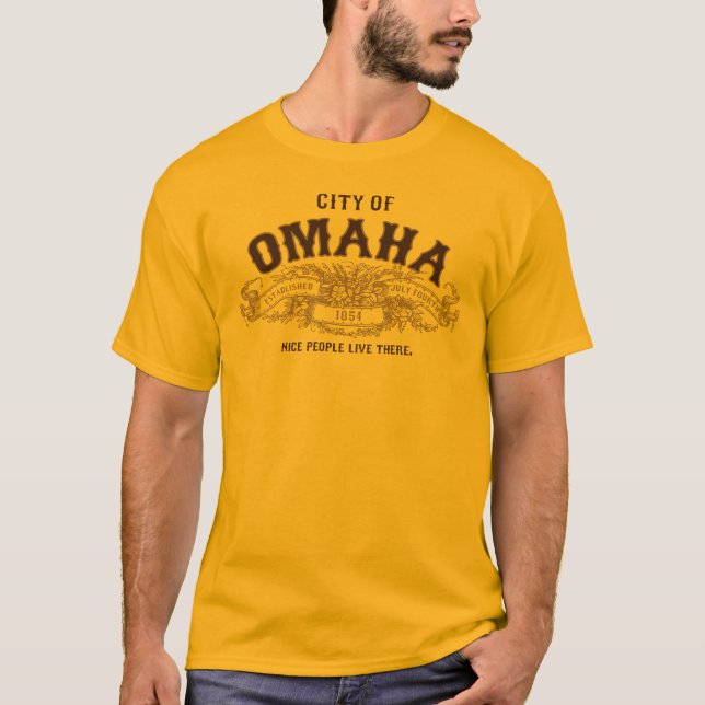 T-shirt Ville d'Omaha (Devant)