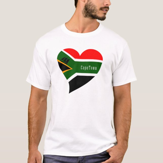 T-shirt Ville du Cap Afrique du Sud (Devant)