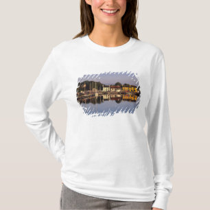 T-shirt Ville et port, Kinvarra, comté de Galway,