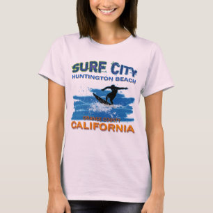 T-SHIRT VILLE HUNTINGTON BEACH DE SURF