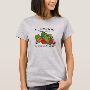 T-shirt Ville locale  Marché des agriculteurs