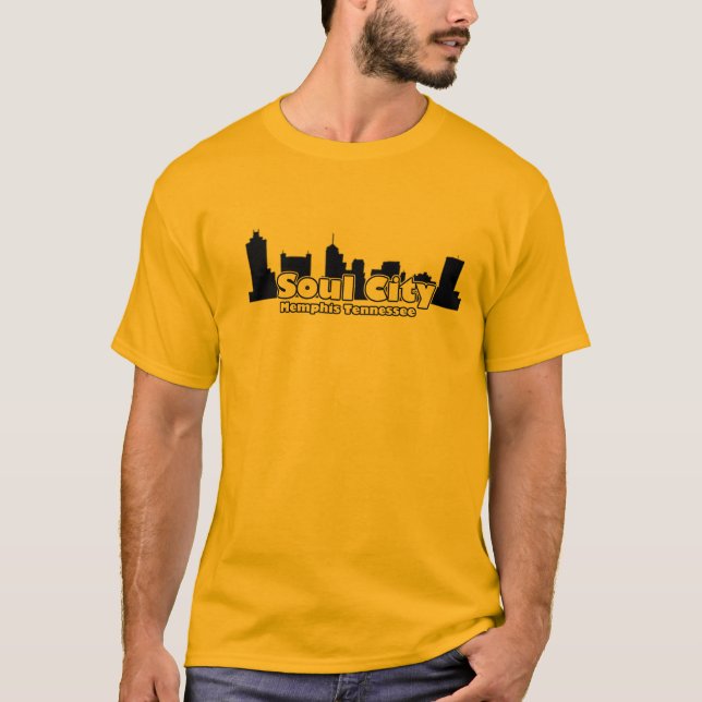 T-shirt Ville Memphis Tn d'âme (Devant)
