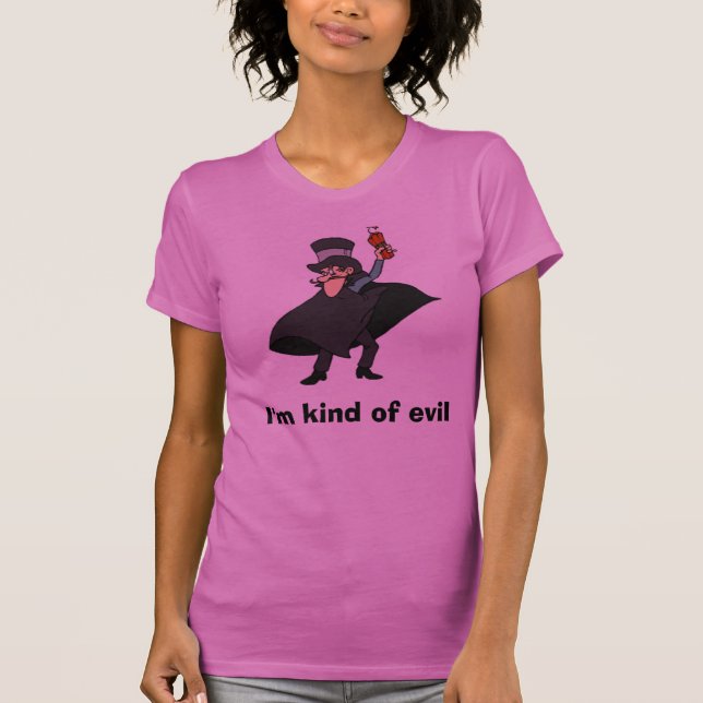 T-shirt villian_dynamite[1], je suis un peu mauvais (Devant)