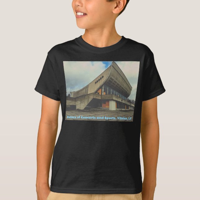 T-shirt Vilnius Soviet Modernist Architecture - Lithuania (Devant)