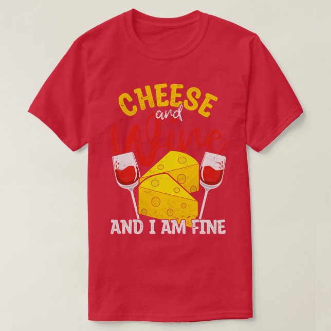 T-shirt Vin amusant Gouda Gouda Fromage (Design devant)