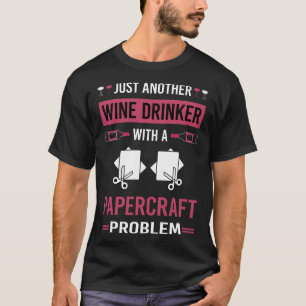 T-shirt Vin Boisson Papercraft Papier Artisanat Artisanat