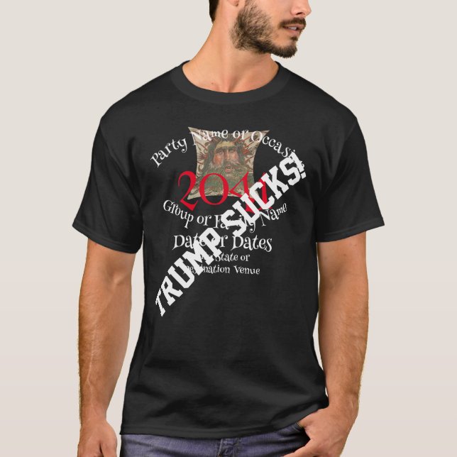 T-shirt Vin de mariage de fête Trump Bachelorette  (Devant)