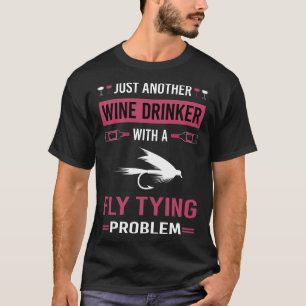 T-shirt Vin Drinker Fly Tying