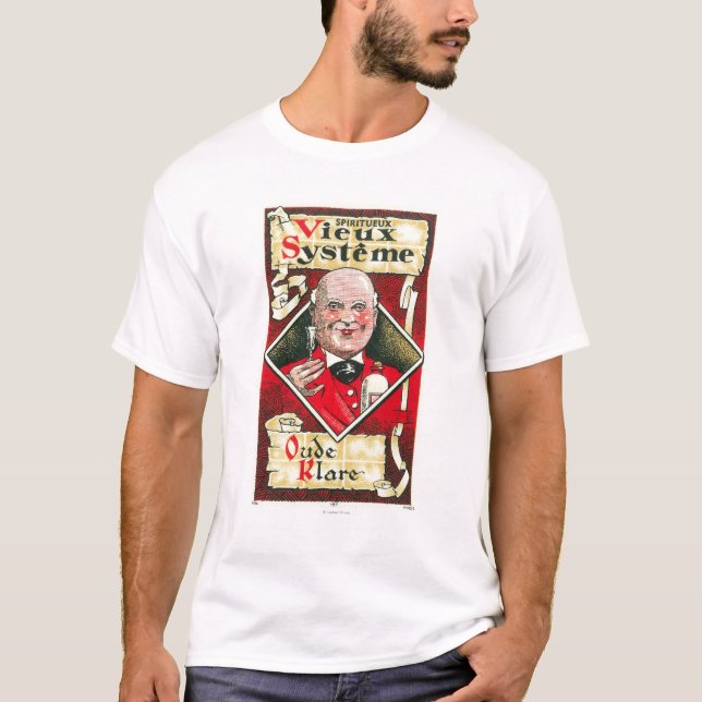 T-shirt Vin LabelEurope de Vieux Systeme (Devant)