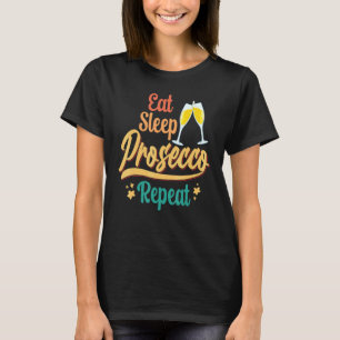 T-shirt Vin Prosecco Champagne Cocktails Rose Bouteille It