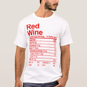 T-shirt vin rouge