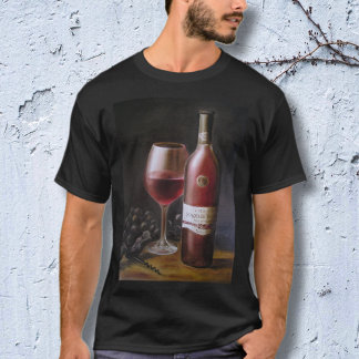 T-shirt Vin rouge