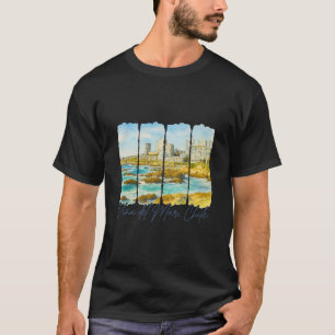 T-shirt Vina Del Mar Chili Voyage Coup de pinceau Vina Del