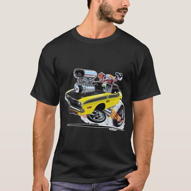 T-shirt Vince Crain High Octane 1970 Dodge Challenger (Devant)