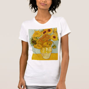 T-shirt Vincent Van Gogh 12 Tournesols Impressionniste