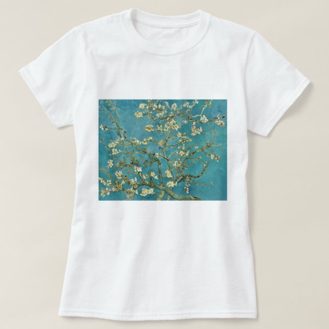 T-shirt Vincent van Gogh Almond Blossom Gallery HD (Design devant)