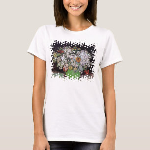 T-shirt Vincent Van Gogh - Bol avec des Zinnia Art Fin