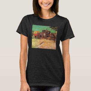 T-shirt Vincent van Gogh - Campement de Tsiganes Caravanes