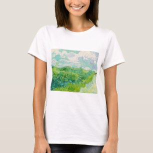 T-shirt Vincent van Gogh - Champ de blé vert, Auvers