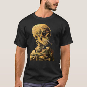 T-shirt Vincent Van Gogh - Crâne avec cigarette brûlante