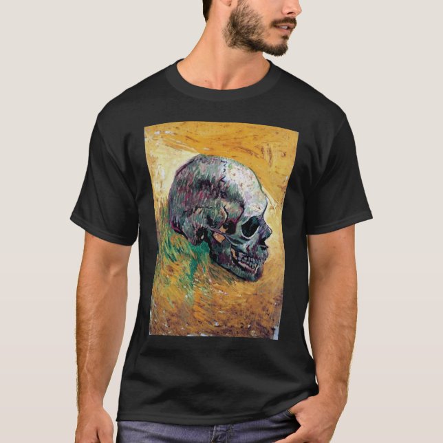 T-shirt Vincent Van Gogh - Crâne en profil - Art (Devant)