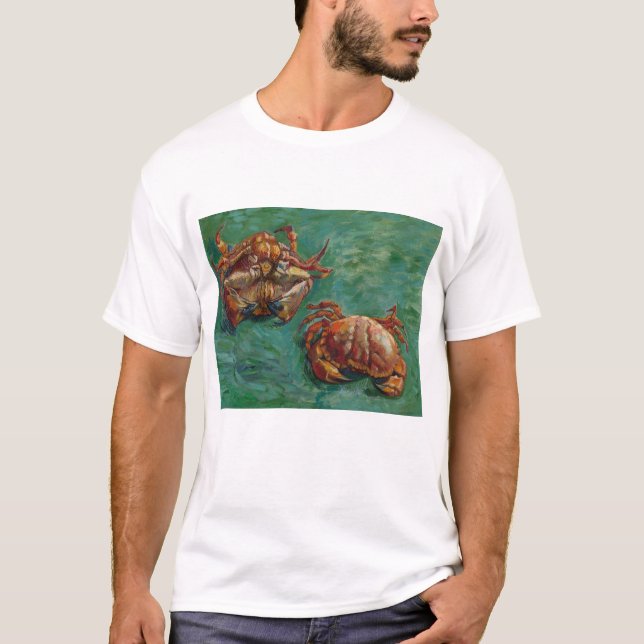 T-shirt Vincent Van Gogh, deux crabes (Devant)