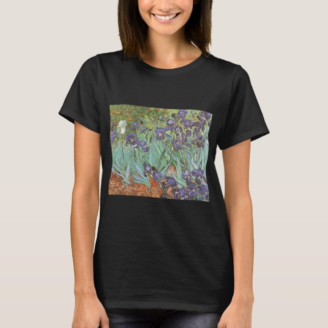 T-shirt Vincent van Gogh - Irises (Devant)