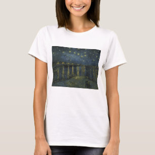 T-shirt Vincent Van Gogh, La nuit étoilée sur le Rhône
